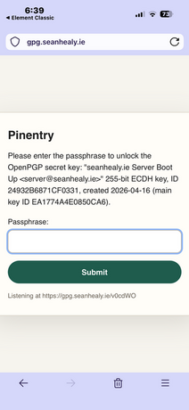 Enter password
